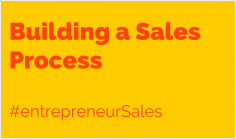 How to move from selling through my network to building a sales process? #entrepreneurSales