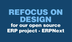 Refocus on design for our open source ERP project – ERPNext.