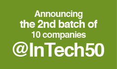 Announcing the 2nd batch of 10 companies @InTech50