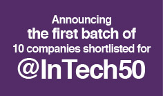 Announcing the first batch of 10 companies shortlisted for @InTech50
