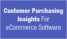 Customer Purchasing Insights For eCommerce Software
