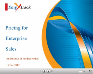 Pricing for Enterprise Sales